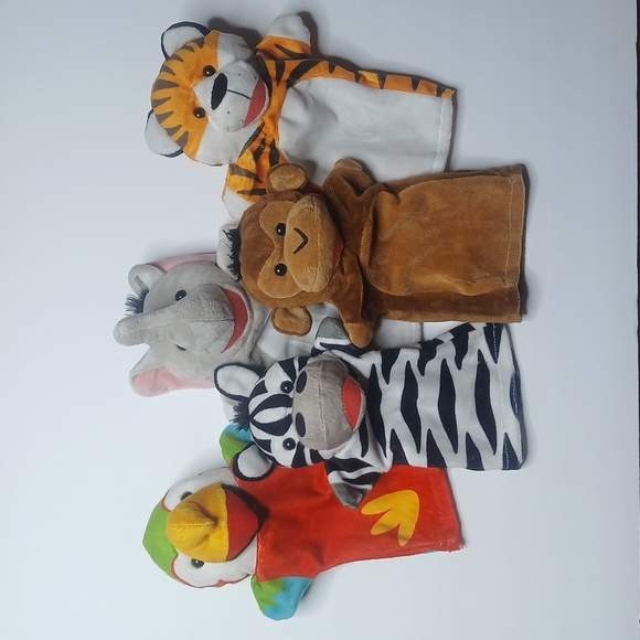 Melissa & Doug Other - Melissa & Doug Safari Animal Hand Puppets Set of 7